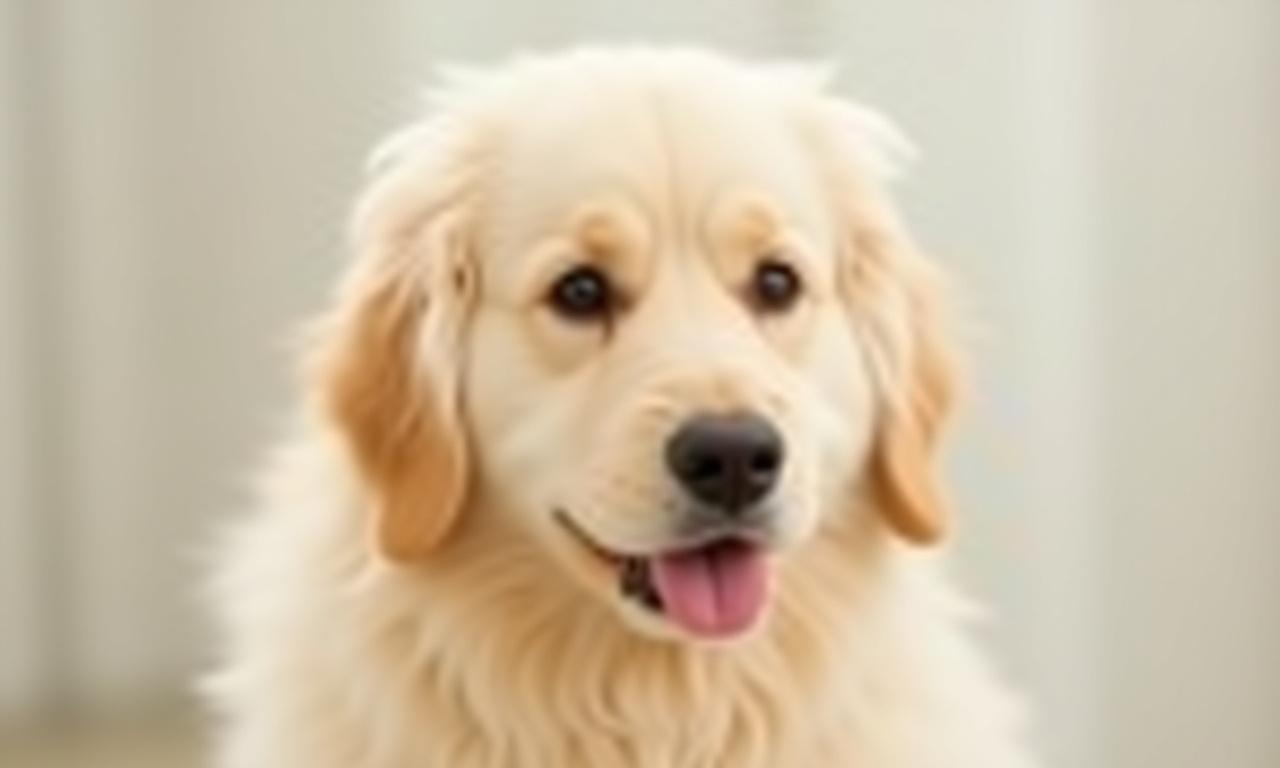 Happy groomed dog